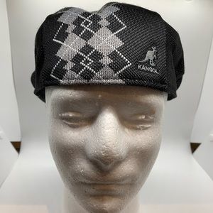 Kangol Argyle Striped 504 Vented Flat Cap!!!